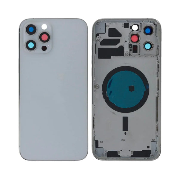 Funda de reparaci¨®n para Apple iPhone 12 Pro Max (sin piezas) plateada