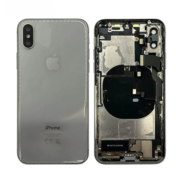 Funda original de reparaci¨®n completa para iPhone X de Apple (grado A), color plata