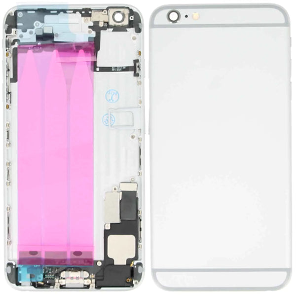 Funda premium de reparaci¨®n completa para Apple iPhone 6 Plus, color plata
