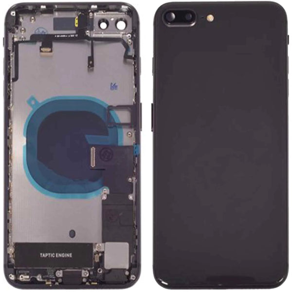 Premium Apple iPhone 8 Plus Black Complete Repair Case