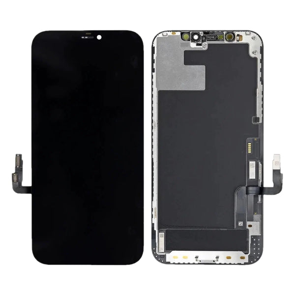 Hard Oled Touch Screen Partner-Pack for Apple iPhone 12 iPhone 12 Pro (IC Removable x10) Black