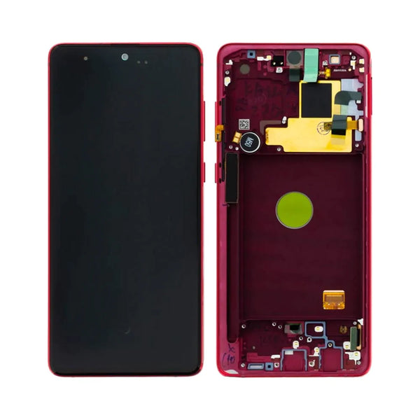 Touch Screen originale ricondizionato per Samsung Galaxy Note 10 Lite N770 rosso