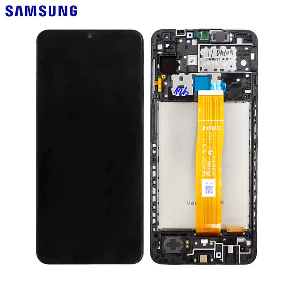 Touch Screen Originale Samsung Galaxy A12 A125 GH82-24490A GH82-24491A Nero