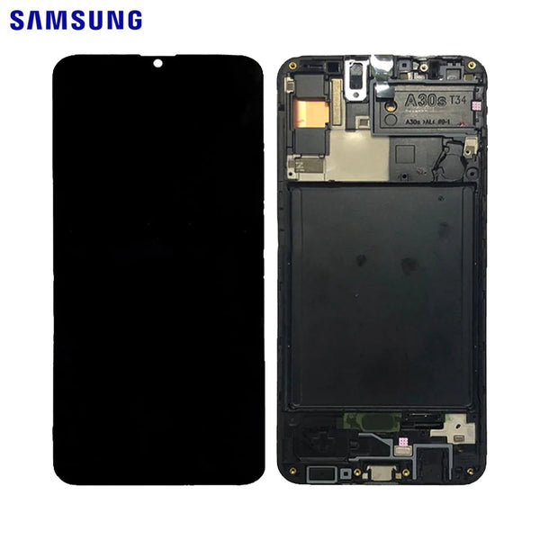 Touch Screen Originale Samsung Galaxy A30S A307 GH82-21189A GH82-21190A GH82-21329A GH82-21385A Nero