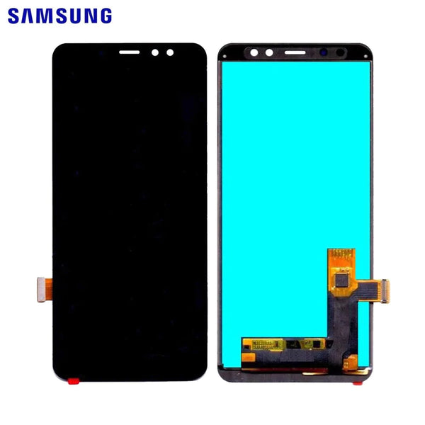 Touch Screen Originale Samsung Galaxy A8 Plus 2018 A730 GH97-21534A GH97-21535A Nero
