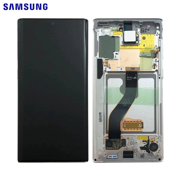 Touch Screen originale Samsung Galaxy Note 10 N970 GH82-20817B GH82-20818B Aura White
