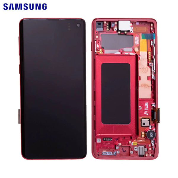 Touch Screen Originale Samsung Galaxy S10 G973 GH82-18835H GH82-18850H Rosso
