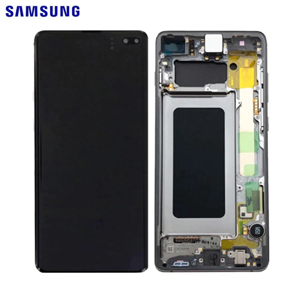 Touch Screen Originale Samsung Galaxy S10 Plus G975 GH82-18834G GH82-18849G Argento
