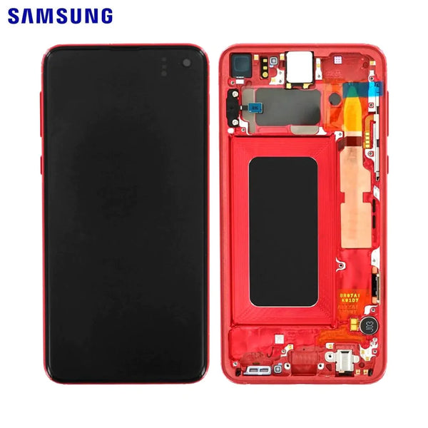 Touch Screen Originale Samsung Galaxy S10e G970 GH82-18852H Rosso