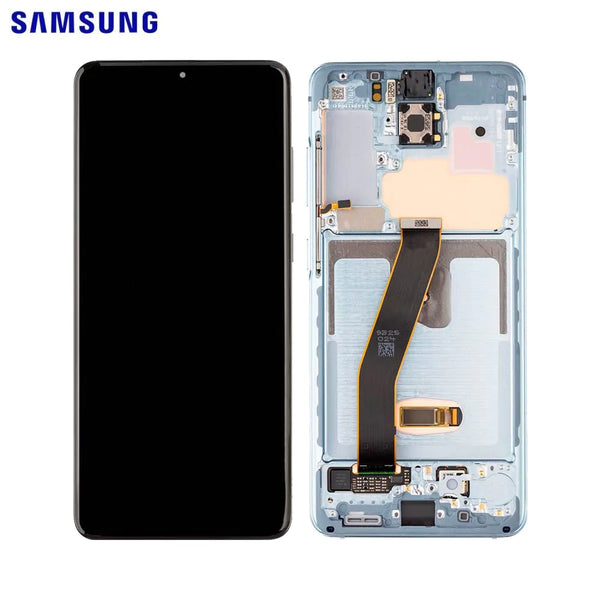 Touch Screen Originale Samsung Galaxy S20 G980 Galaxy S20 5G G981 GH82-22123D GH82-22131D Blu