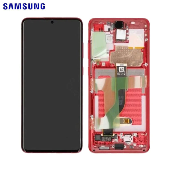 Touch Screen Originale Samsung Galaxy S20 Plus G985 GH82-22134G GH82-22145G Rosso