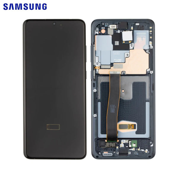 Schermo touch originale Samsung Galaxy S20 Ultra G988 GH82-26032A GH82-26033A Cosmic Black