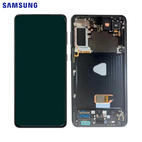 Touch screen originale Samsung Galaxy S21 Plus 5G G996 GH82-27267A GH82-27268A (senza fotocamera) Phantom Black