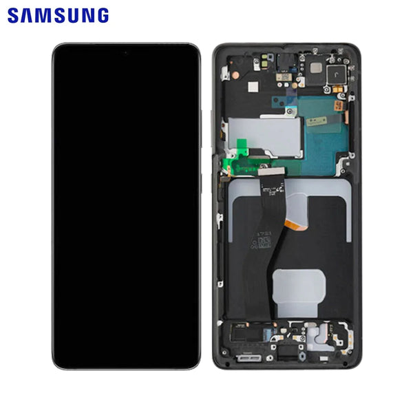 Touch Screen Originale Samsung Galaxy S21 Ultra 5G G998 GH82-26035A GH82-26036A Nero Fantasma