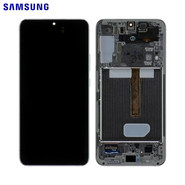 Touch Screen Originale Samsung Galaxy S22 Plus S906 GH82-27500B GH82-27501B Bianco