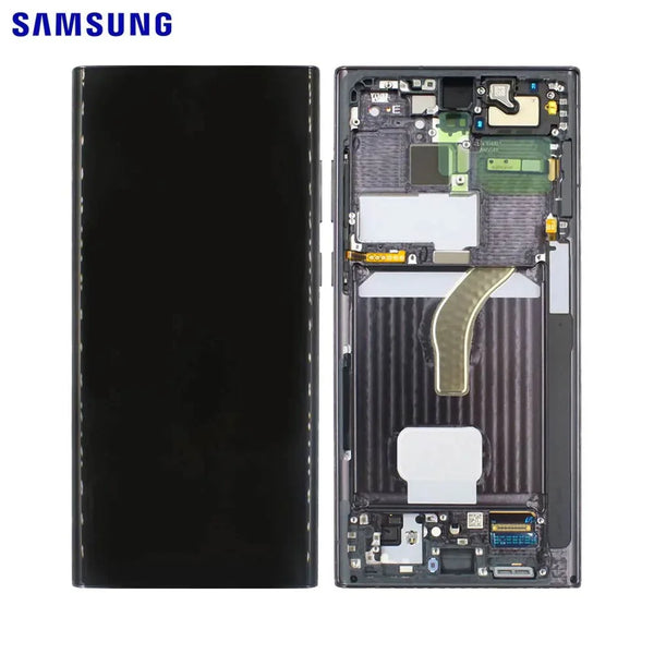 Touch Screen Originale Samsung Galaxy S22 Ultra S908 GH82-27488A GH82-27489A Nero