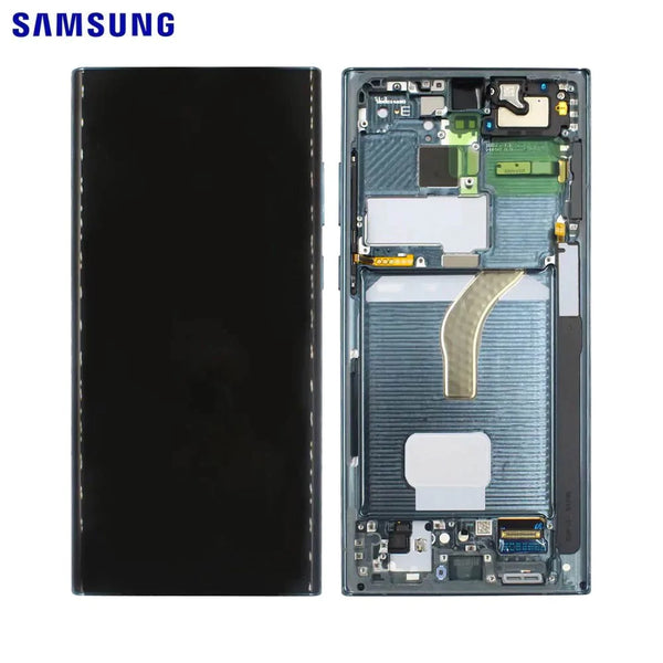 Touch Screen Originale Samsung Galaxy S22 Ultra S908 GH82-27488D GH82-27489D Verde