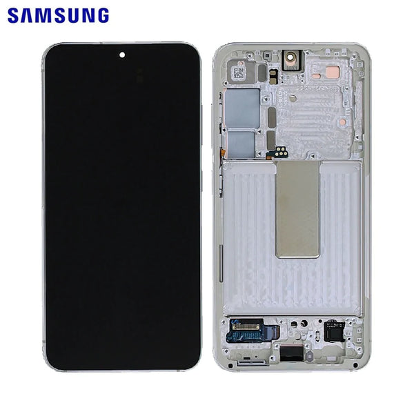 Touch Screen Originale Samsung Galaxy S23 5G S911 GH82-30480B GH82-30481B Crema