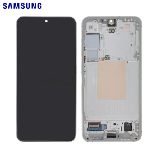 Touch Screen Originale Samsung Galaxy S24 5G S921 GH82-33287D Crema