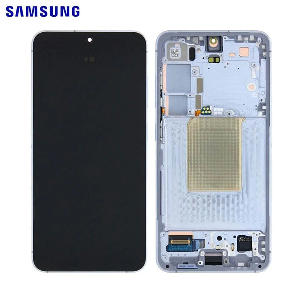 Schermo touch originale Samsung Galaxy S24 Plus 5G S926 GH82-33410F blu
