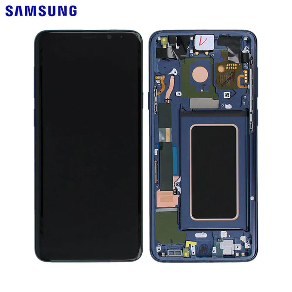 Touch Screen Originale Samsung Galaxy S9 Plus G965 GH97-21691D GH97-21692D Blu