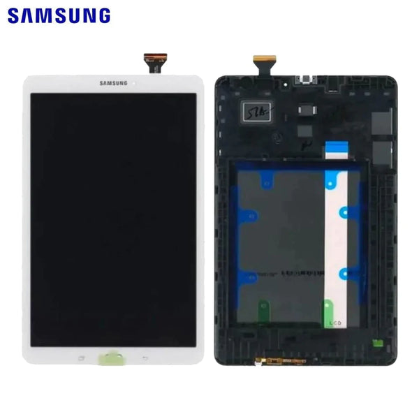 Touch Screen Originale Samsung Galaxy Tab E T560 T561 GH97-17525B Bianco