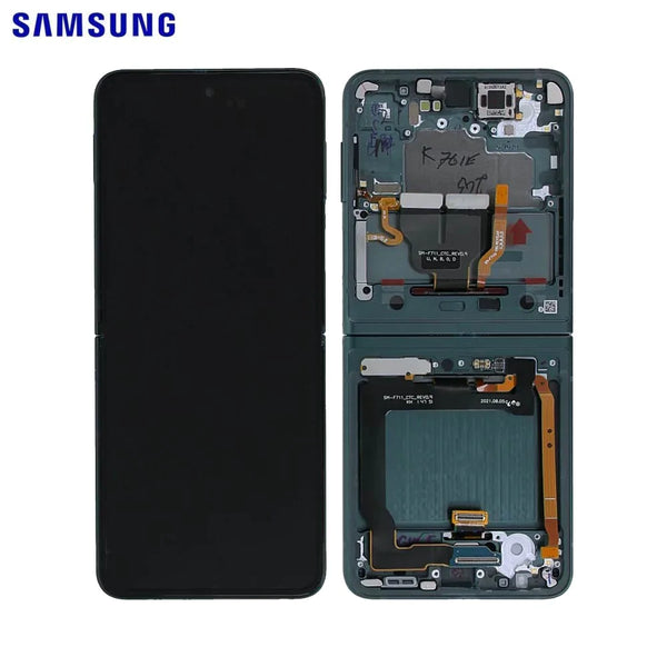 Touch Screen Originale Samsung Galaxy Z Flip 3 5G F711 GH82-27243C GH82-27244C Verde