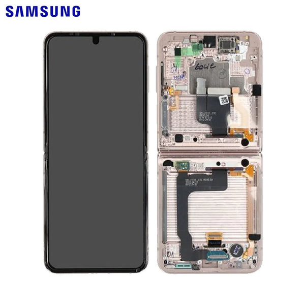 Touch Screen originale Samsung Galaxy Z Flip 4 5G F721 GH82-29440C GH82-29441C GH82-30238C GH82-30239C Oro rosa