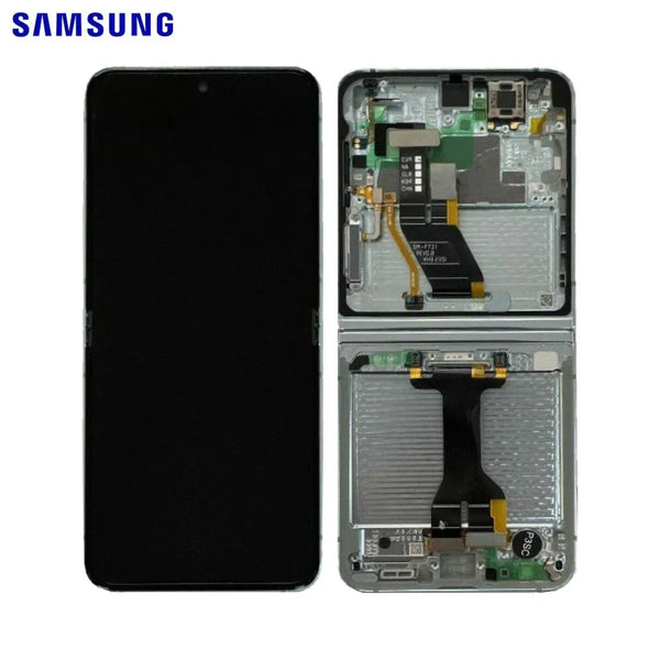 Touch Screen Originale Samsung Galaxy Z Flip 5 5G F731 GH82-31827D GH82-31828D Verde Acqua