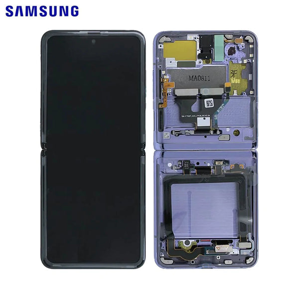 Touch Screen originale Samsung Galaxy Z Flip F700 GH82-22215B Viola