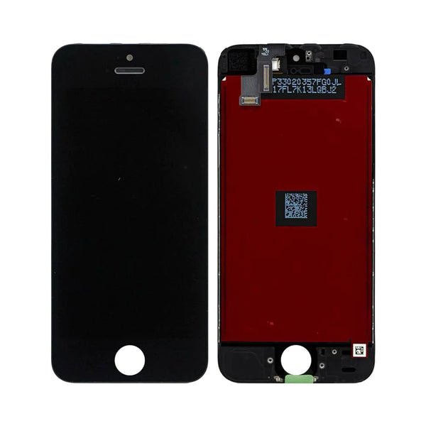 Ecran Tactile Premium Partner-Pack pour Apple iPhone 5S iPhone SE (1er Gen) (x10) Noir