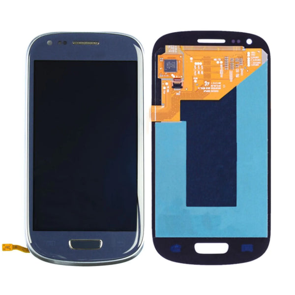 Samsung Galaxy S3 Mini I8190 Touch Screen senza cornice blu