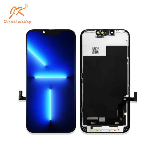 Pantalla t¨¢ctil Oled suave para iPhone 13 (JK IC extra¨ªble), color negro