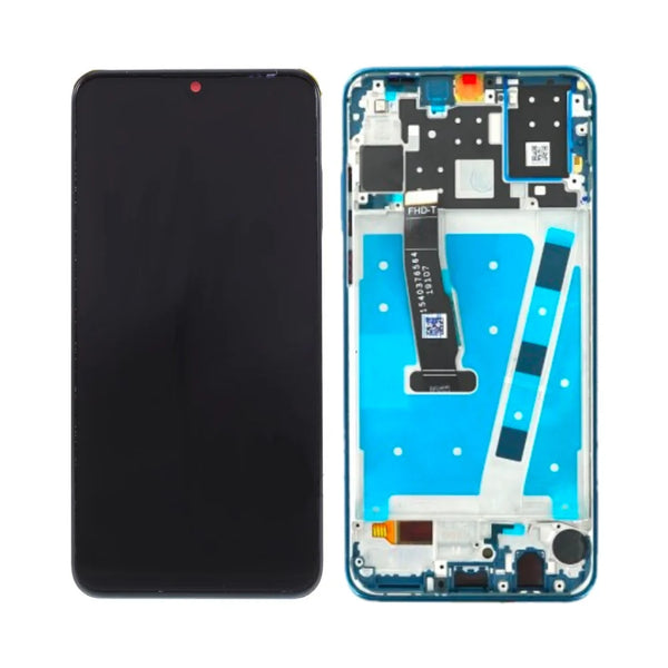 Huawei P30 Lite Tela sens¨ªvel ao toque azul com moldura