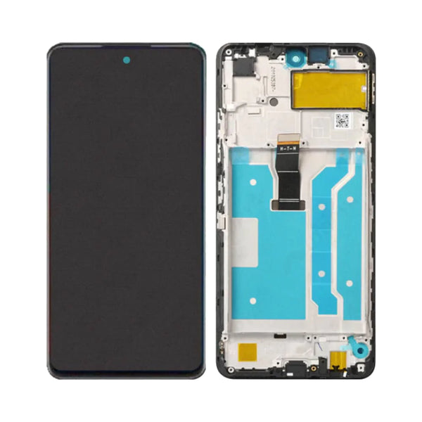 Huawei P Smart 2021 Schwarzer Touchscreen mit Rahmen