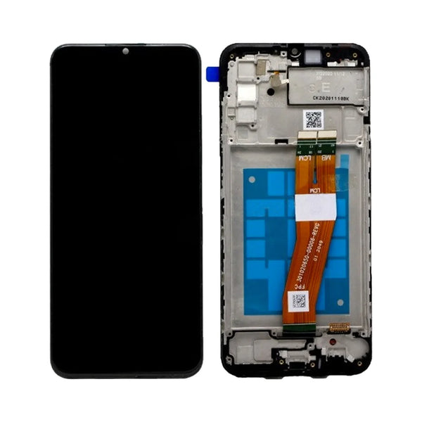 Samsung Galaxy A02s A025 Touch Screen con cornice (versione NON UE) 160 mm