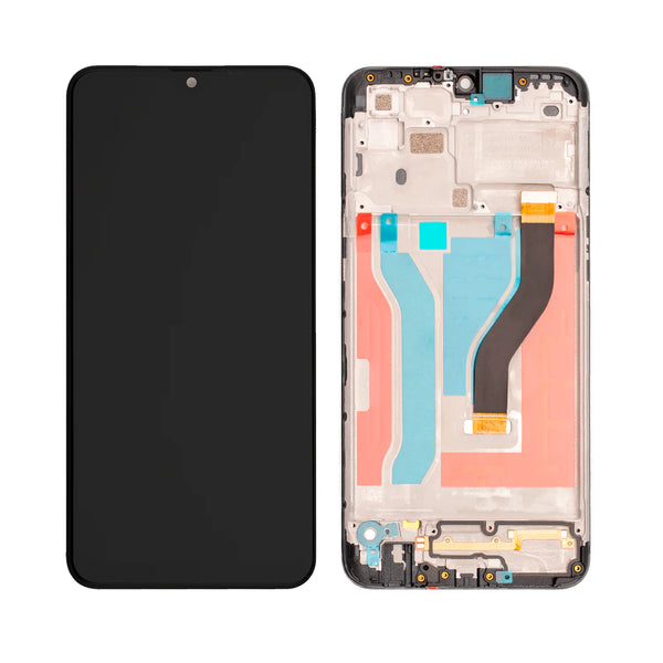 Samsung Galaxy A10S A107 OLED Touch Screen Nero con Cornice