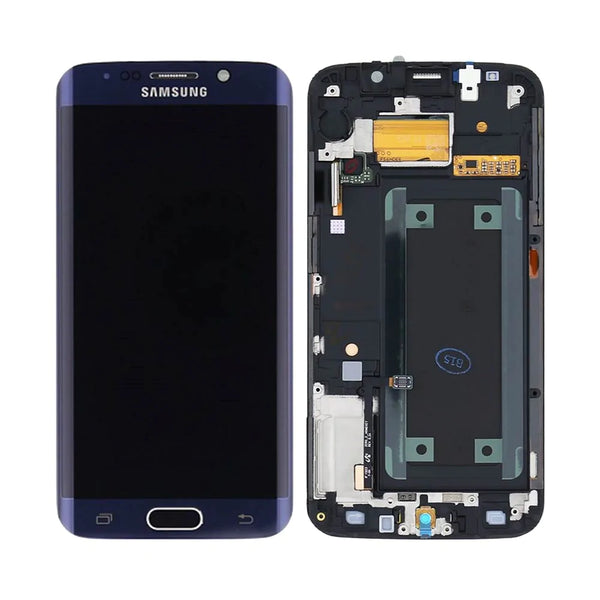 Samsung Galaxy S6 Edge G925 Touch Screen con cornice RICONDIZIONATO Nero