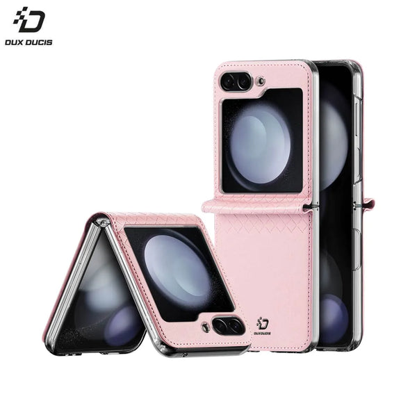 Bril Dux Ducis Schutzh¨¹lle f¨¹r Samsung Galaxy Z Flip 5 5G F731, Rosa