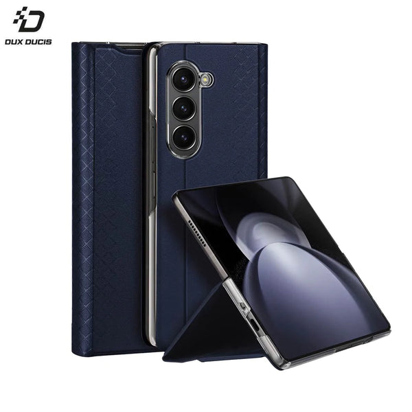 Bril Dux Ducis Schutzh¨¹lle f¨¹r Samsung Galaxy Z Fold 5 5G F946, Blau