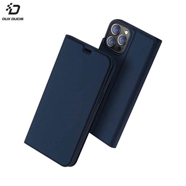 Housse de Protection Skin Pro Dux Ducis pour Apple iPhone 12 Pro Max Bleu