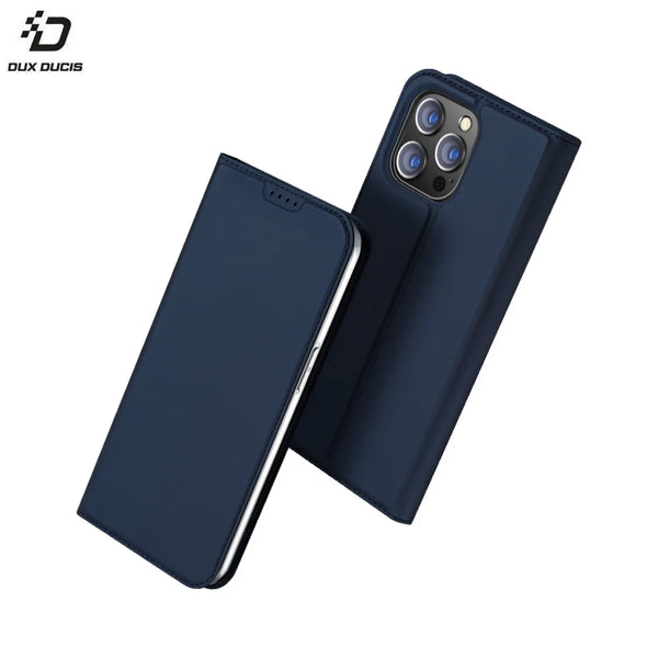 Housse de Protection Skin Pro Dux Ducis pour Apple iPhone 15 Pro Max Bleu