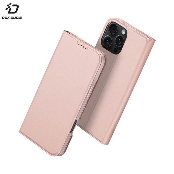 Housse de Protection Skin Pro Dux Ducis pour Apple iPhone 16 Pro Max Rose