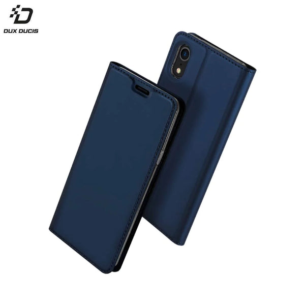 Housse de Protection Skin Pro Dux Ducis pour Apple iPhone XR Bleu