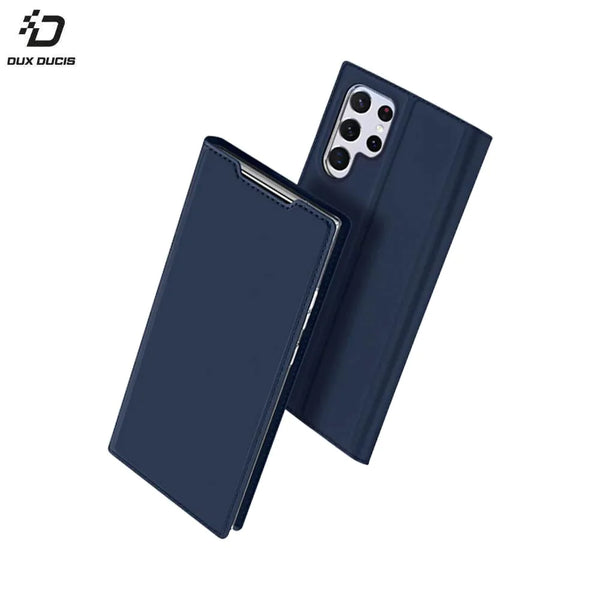 Dux Ducis Skin Pro Schutzh¨¹lle f¨¹r Samsung Galaxy S22 Ultra S908 Blau