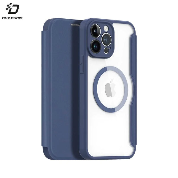 Housse de Protection Skin X Pro Dux Ducis pour Apple iPhone 13 Pro Max MagSafe Bleu