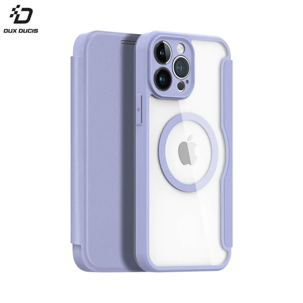 Housse de Protection Skin X Pro Dux Ducis pour Apple iPhone 13 Pro Max MagSafe Violet Clair