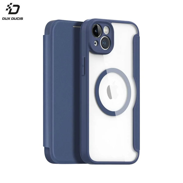 Housse de Protection Skin X Pro Dux Ducis pour Apple iPhone 14 Plus MagSafe Bleu