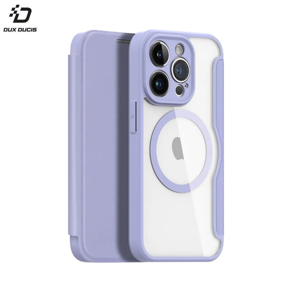 Housse de Protection Skin X Pro Dux Ducis pour Apple iPhone 14 Pro MagSafe Violet Clair