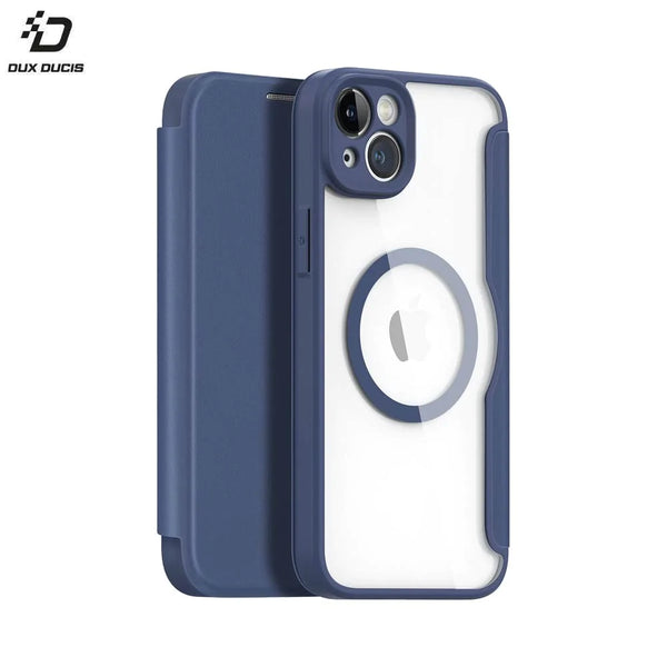 Housse de Protection Skin X Pro Dux Ducis pour Apple iPhone 14 Pro Max MagSafe Bleu